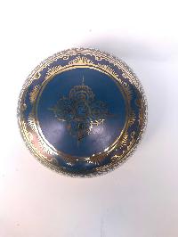 [third Eye Chakra], Singing Bowl With [double Dorje Embossed], [select Accessories]