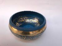 [third Eye Chakra], Singing Bowl With [ashta Manga Embossed], [select Accessories]