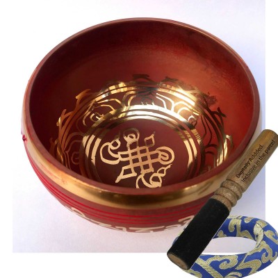[root Chakra], Singing Bowl With [endless Knot], [select Accessories]