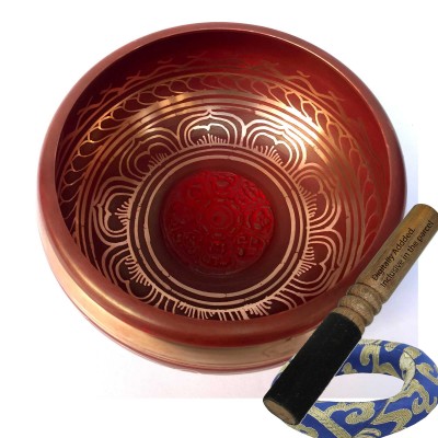 [root Chakra], Singing Bowl With [ashtamangala], [select Accessories]