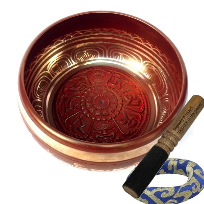 [root Chakra], Singing Bowl With [om Mani Padme Hum], [select Accessories]