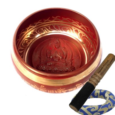 [root Chakra], Singing Bowl With [chenrezig], [select Accessories]