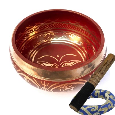[root Chakra], Singing Bowl With [buddha Eye], [select Accessories]