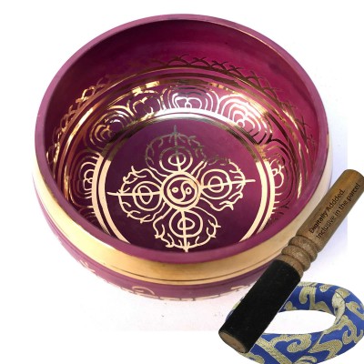[crown Chakra], Singing Bowl With [double Dorje], [select Accessories]