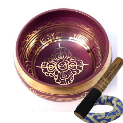 [crown Chakra], Singing Bowl With [double Dorje], [select Accessories]