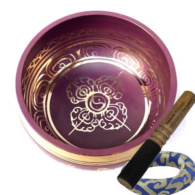 [crown Chakra], Singing Bowl With [double Dorje], [select Accessories]