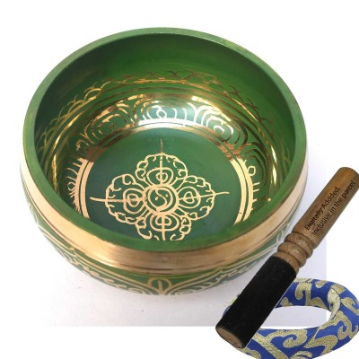 [heart Chakra], Singing Bowl With [double Dorje], [select Accessories]