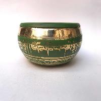 [heart Chakra], Singing Bowl With [ashtamangala], In[green], [select Accessories]
