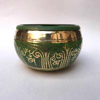 [heart Chakra], Singing Bowl With [ashtamangala], In[green], [select Accessories]