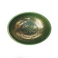 [heart Chakra], Singing Bowl With [endless Knot], In[green], [select Accessories]