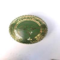 [heart Chakra], Singing Bowl With [endless Knot], In[green], [select Accessories]