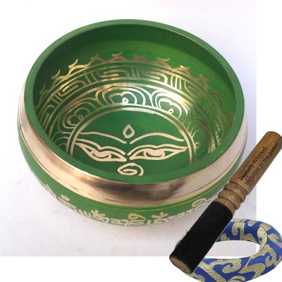 [heart Chakra], Singing Bowl With [buddha Eye], In[green], [select Accessories]