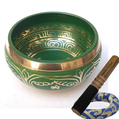 [heart Chakra], Singing Bowl, In[green], [select Accessories]