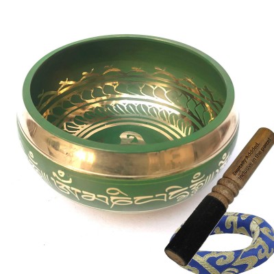 [heart Chakra], Singing Bowl, In[green], [select Accessories]
