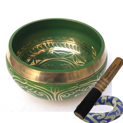 [heart Chakra], Singing Bowl, In[green], [select Accessories]