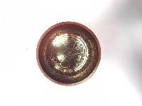 [bronze], Casting Singing Bowls, With Om Mani Padme Hum In [red], [select Accessories]