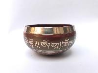 [bronze], Casting Singing Bowls, With Double Dorje In [red], [select Accessories]