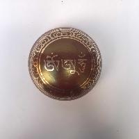 [bronze], Casting Singing Bowls, With Double Dorje In [red], [select Accessories]