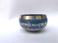 [bronze], Casting Singing Bowls, With Buddha Eye In [blue], [select Accessories]