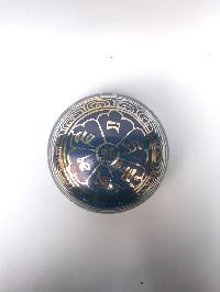 [bronze], Casting Singing Bowls, With Buddha Eye In [blue], [select Accessories]