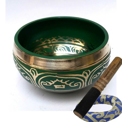 [bronze], Casting Singing Bowls, In [green], [select Accessories]