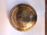 Hand Beaten Bronze Singing Bowl With [etching Carving], [select Accessories]