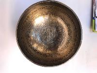 Handbeaten Bronze Singing Bowl With [etching Carving], [select Accessories]