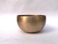 Hand Beaten Bronze Singing Bowl Matt Finishing, [select Accessories]