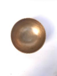 Hand Beaten Bronze Singing Bowl Matt Finishing, [select Accessories]