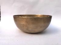 Hand Beaten Bronze Singing Bowl Matt Finishing, [select Accessories]