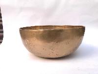 Hand Beaten Bronze Singing Bowl Matt Finishing, [select Accessories]