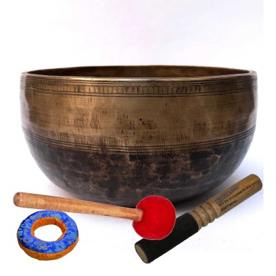 [special], Hand Beaten Bronze Singing Bowl With [antique]