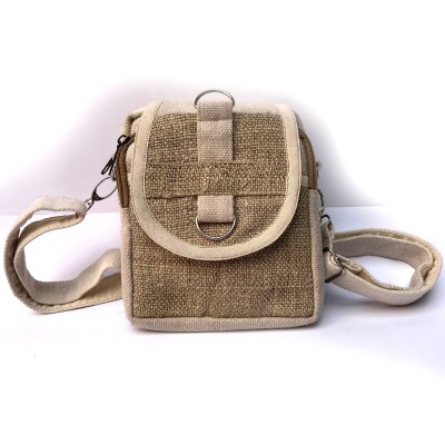 Natural Hemp Backpack Bag