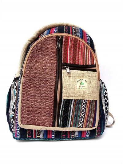 Natural Hemp Backpack Bag