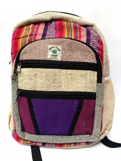 Natural Hemp Backpack Bag