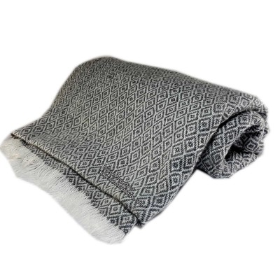 Pashmina Muffler, Thick Nepali Pashmina Shawl, Eight-ply Wool, Mix Pattern