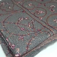 Ring Shawl, Delicate Two-ply Woolen Ring Shawl: Embroidered Beauty, Lightweight, And Warm, Real Wool, [hq], Brown