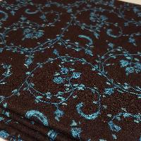 Ring Shawl, Delicate Two-ply Woolen Ring Shawl: Embroidered Beauty, Lightweight, And Warm, Real Wool, [hq], Black