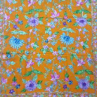 Woolen Shawl, Exquisite Handmade Four-ply Woolen Shawl: Intricate Embroidery And Unparalleled Quality, Yellow