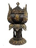 Tibetan Incense Burner, [antique Finishing], [makal, Maka, Incense Burner]