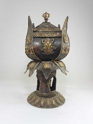 Tibetan Incense Burner, [antique Finishing], [makal, Maka, Incense Burner]