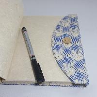 Folding Sun Design, Lokta Paper [medium] Notebook, [45 Pages], [screen Print]
