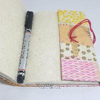 Folding Lokta Paper [small] Notebook, [40 Pages], Patchwork V1, [patchwork]