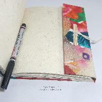 Folding Lokta Paper [medium] Notebook, [45 Pages], Patchwork V4, [patchwork]