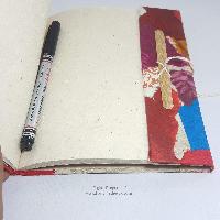 Folding Lokta Paper [medium] Notebook, [45 Pages], Patchwork V5, [patchwork]