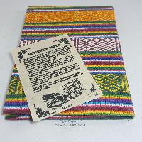 Lokta Paper [medium] Notebook, [45 Pages], Textile Cover, [dora Cotton Cover]
