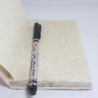 Mithila Design, Lokta Paper [small] Notebook, [40 Pages], Tortoise, [mithila Art]