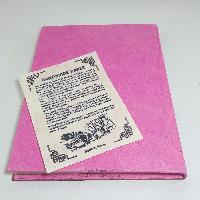 Mithila Design, Lokta Paper [medium] Notebook, [45 Pages], 2 Peacock, [mithila Art]