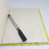 Mithila Design, Lokta Paper [medium] Notebook, [45 Pages], War Elephant, [mithila Art]
