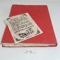 Blessing Buddha Printed, Lokta Paper [medium] Notebook, [45 Pages], [screen Print]